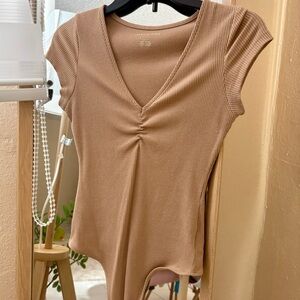 AMERICAN EAGLE TAN BODYSUIT 🧸✨